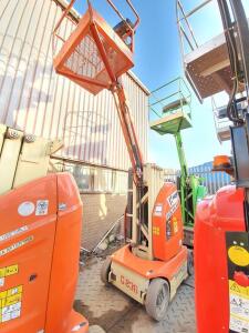 JLG, Toucan T10E Vertical Mast, Plant No. G836
DOM: 2013, Serial No. E300001035
Hours: 333, 
LOLER: 14/04/2020