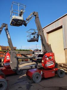 Manitou, 150AETJC Compact Boom Lift, Plant No. G845
DOM: 2013, Serial No. 927923
Hours: 288, 
LOLER: 20/08/2020