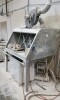 Drying station with ventilator, air hose and steel drainage cart with outflow valve