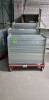 ​(5) STUDIO 1 AUTOMATION Steel carts on casters with handle and ~100 stackable aluminum frames 47"x27" - 6