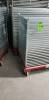 ​(5) STUDIO 1 AUTOMATION Steel carts on casters with handle and ~100 stackable aluminum frames 47"x27" - 7