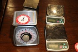 (2) Table Portion Scales and (2) Update DPS 20 Digital Scales