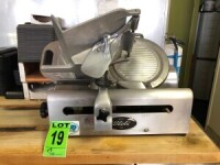 Trancheuse &agrave; viande en acier inoxydable GLOBE, Mod 500
