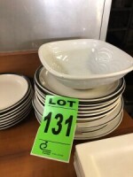 Assiettes assorties