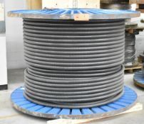 LOT/ SPOOL OF WESTBURNE GENERAL CABLE 250 4C ACWU90 NU AL 600V LLR (4) ALUMINUM CONDUCTOR METAL CLAD