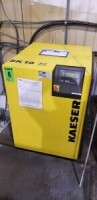 Compresseur &agrave; air "Kaeser", Mod. : SK-19, Ser. : 1017, Moteur &agrave; vis, 15 h.p.,