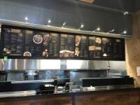 Wooden Menu display