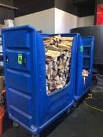 ULINE Poly Bulk truck with contents