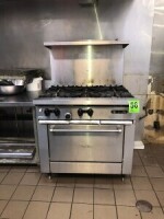 GARLAND X-36-6R Sunfire restaurant range with 6 burners and 26"oven