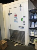 86" x 60" x 88.5" Refrigerated chamber with 4' x 5' x7' Freezer chamber. with RefPlus fans and compressor