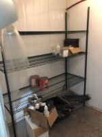(2) ULINE wire racking (no contents)