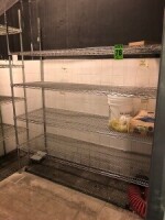 (2) ULINE wire racking (no contents)