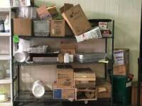 ULINE Aluminum shelving (contents not included)