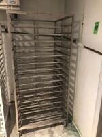 15-rack pastry shelf on casters