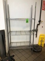ULINE Aluminum shelving (contents not included)