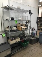 ULINE Aluminum shelving (contents not included)