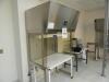 4'FT TERRA UNIVERSAL STAINLESS STEEL LAMINAR FLOW HOOD MODEL: 6701-98, WITH ALLEN-BRADLEY PANELVIEW 300 MICRO, AND SIMCO GUARDIAN CR200 IONIZING AIR BL - 2