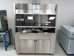 5'FT CLEAN AIR PRODUCTS STAINLESS STEEL CLEAN BENCH, MODEL: CAP1411-536-36H-SSHB