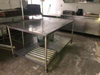 Stainless Steel Prep Table