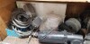 Contents of Parts and Pieces cabinet incl. heating elements, valves, controllers, switches - 12