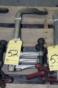 LOT OF ALUMINUM BAR CLAMPS