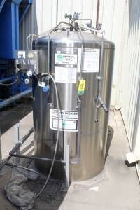 BULK GAS STORAGE TANK, CHART MDL. PERMACYL 1000 HPPSTR, new 2010, 350 PSI @100 F.,S/N M5460.513467890