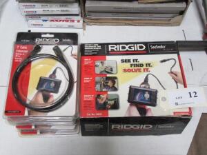Ridgid Seesnake Mirco without Screen has 7 extra 3' Cable Extensions