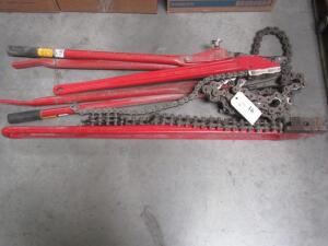 Assorted Reed Chain Wrenches (4 piece)