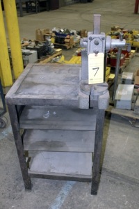 LEVER STYLE ARBOR PRESS, PHASE II, on fabricated stand