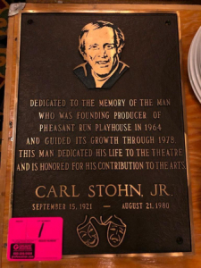 14" x 20" bronze founder's plaque