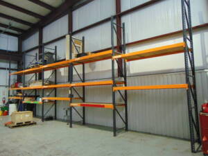 LOT OF PALLET RACKING SECTIONS (5), 15' ht. x 96" W. x 36" dp. (No contents)