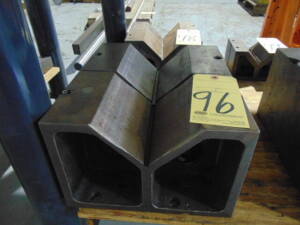 LOT OF V-BLOCKS (2), 12" W. x 7" dp. x 8" ht.