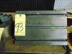 T-SLOTTED SINE PLATE, 15" x 10"