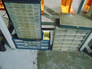 LOT OF PARTS CABINETS (3), assorted