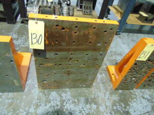 RIGHT ANGLE PLATE, 20" W. x 28" ht. x 16" dp.