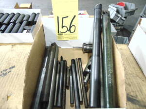 LOT OF SOLID CARBIDE BORING BARS, assorted (in one box)