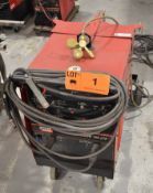 LINCOLN ELECTRIC SQUARE WAVE TIG 275 TIG WELDER WITH CABLES & GUN, S/N: U1980705443