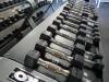 Free Weight Rack TKO (Total 265lbs) includes 16 sets of free weight from 2.5lbs upto 12lbs Mod. Keys & (1) 10 lb - 3