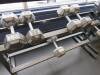 Set of 6 pairs of dumbells, starting at 2lbs upto 40lbs (227lbs) including 3 level rack & (1) 45lb Dumbell - 4