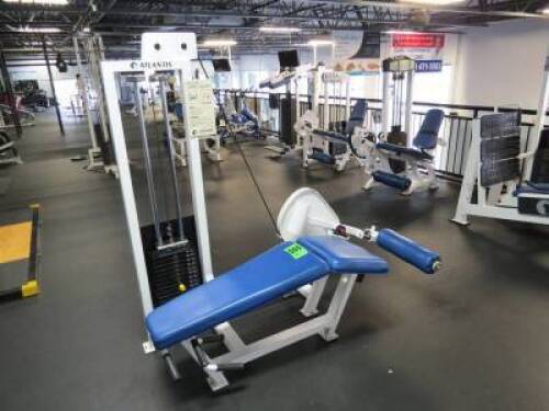 Weight Machine w/ Plates, Lying Leg Curl Atlantis #5, Mod.C106