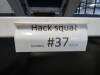 Weight Machine w/ free weights, Hack Sqat 45 degree Atlantis#37, Ser#19697 w/ (10) 45lb YRC, (2) 45lb Iron Hampton, (2) 25lb YRC & (2) 5lb YRC - 2