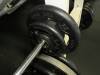 Weight Machine w/ free weights, Hack Sqat 45 degree Atlantis#37, Ser#19697 w/ (10) 45lb YRC, (2) 45lb Iron Hampton, (2) 25lb YRC & (2) 5lb YRC - 13