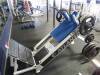 Weight Machine w/ free weights, Hack Sqat 45 degree Atlantis#37, Ser#19697 w/ (10) 45lb YRC, (2) 45lb Iron Hampton, (2) 25lb YRC & (2) 5lb YRC - 15