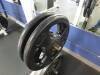 Weight Machine w/ free weights Smith Atlantis, Mod. E-154, w/ (6) 45lb Hampton, (4) 45lb YRC, (2) 25lb YRC, (2) 10lb YRC, (4) 2.5lb YRC - 17