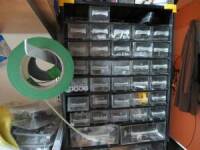 Wooden Shelves & Contents