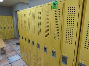 (3)Three Door Full Length Lockers