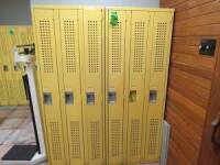 (2) Three Door Full Length Lockers