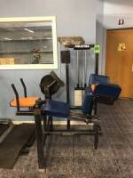 Inclined Bench Press Atlantis w/ (1) 45lb Olympic Bar, (4) 45lb YRC, (2) 25lb YRC, (2) 10lb YRC, (2) 2.5lb YRC