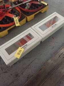 (2) NEW FIRE EXTINGUISHER CABINETS