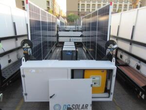 2015 SCT 20 Mobile Solar Generator - Mobile Solar Generator From DC Solar Consists of: 2 SMA Converters Midnight Classic controller 2 x 48v Batteries 10 Solar Panels VIN:4HXSC1720FC180150 Trailer Year: 2015 (BROKEN HINGE) Location: 8755 Las Vegas Blvd Sou